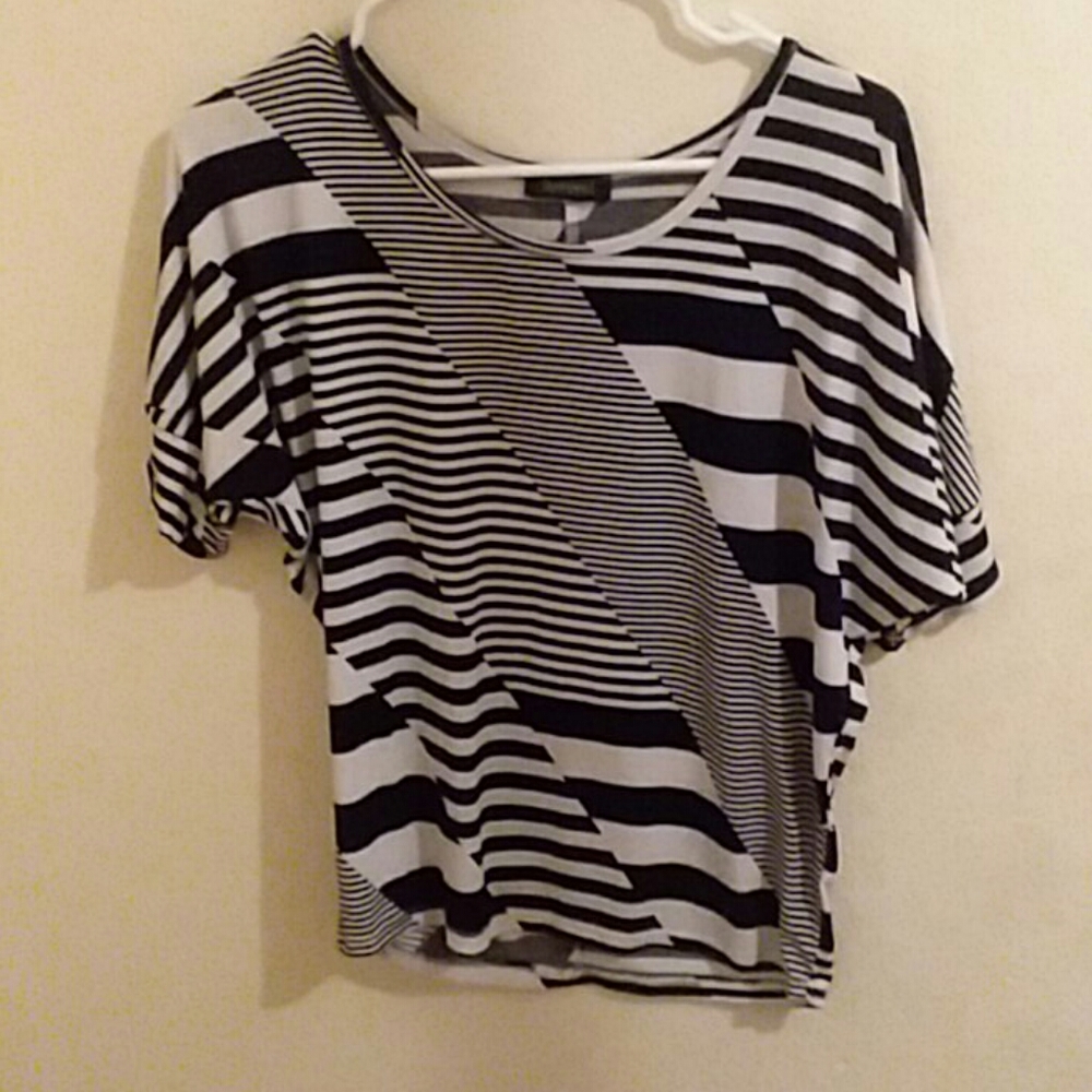 Black striped top